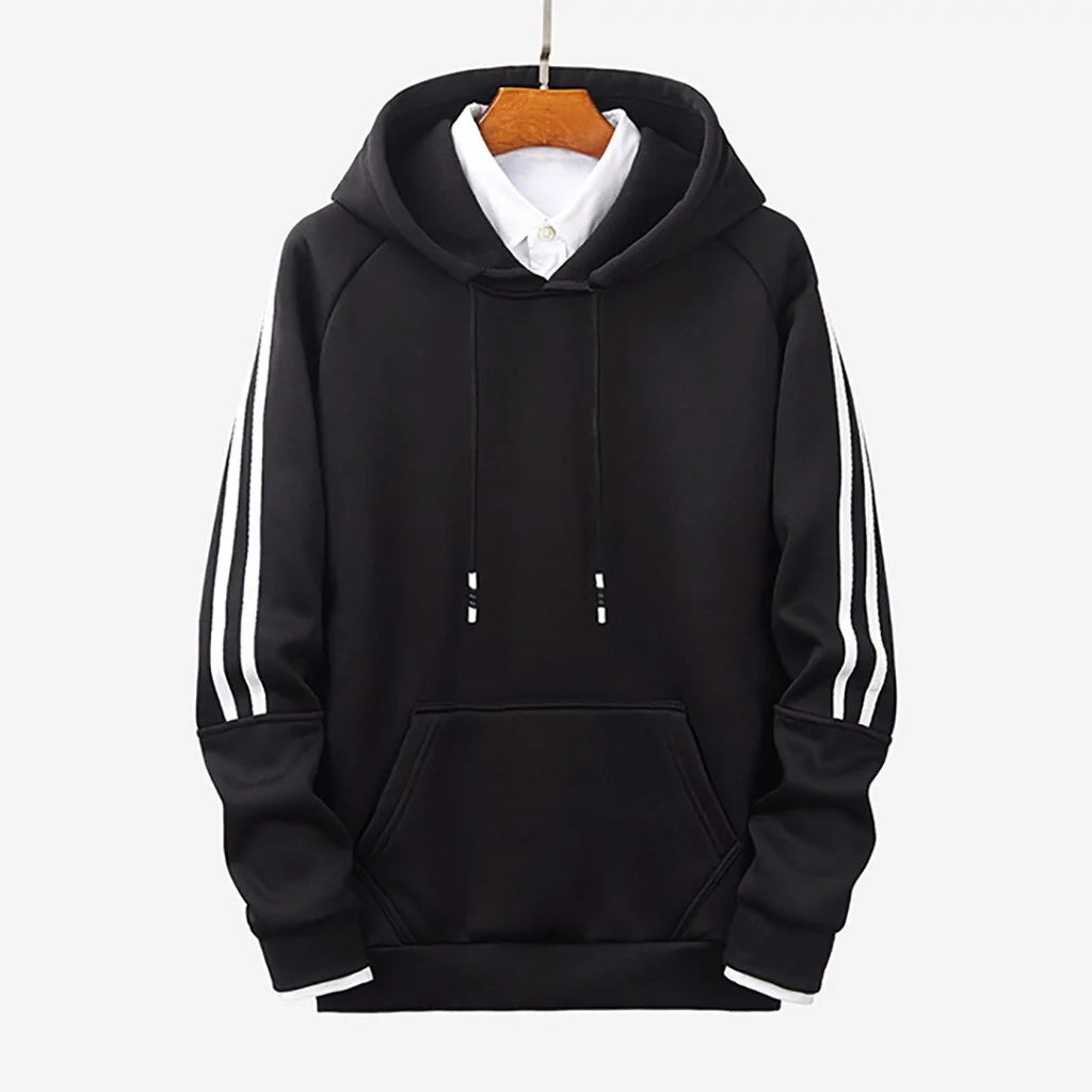 Stripe Stitching Hoodies Aristo Threads