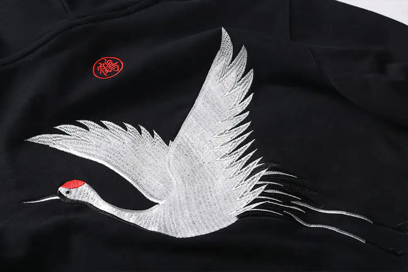 Crane Graphic Hoodies Aristo Threads