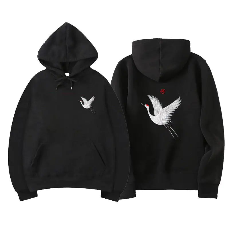 Crane Graphic Hoodies Aristo Threads