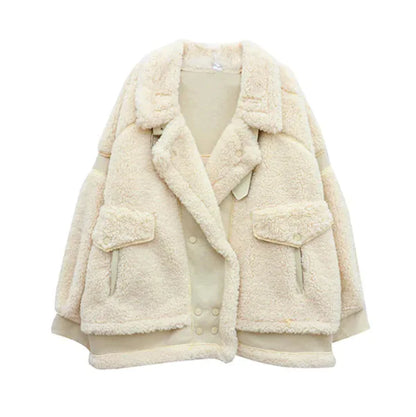 Chic Plush Fur Women's Coat