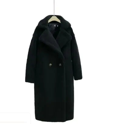 Long Winter Cashmere Lamb Winter Coat Aristo Threads