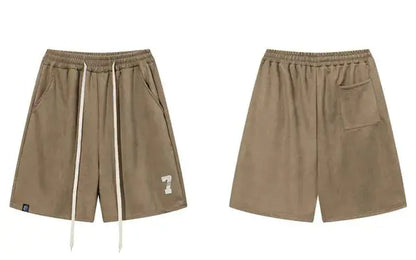 Harajuku Suede Shorts for Men Aristo Threads