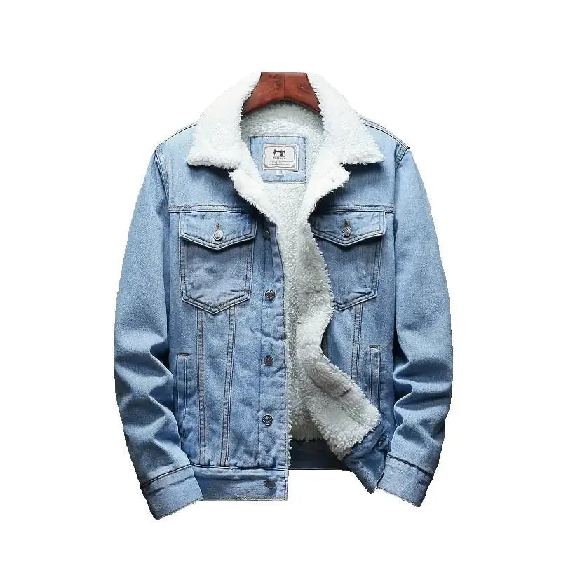 Men Blue  Denim Coats Aristo Threads