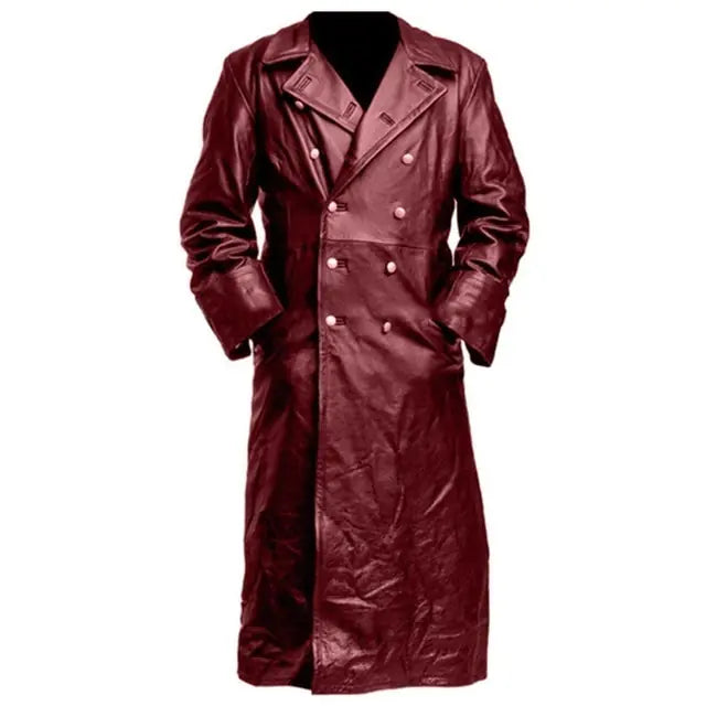 Leather Trench Coat Aristo Threads