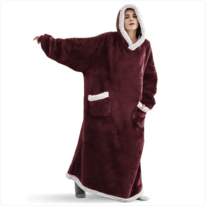 Hooded Flannel TV Blanket Sweatshirt Aristo Threads