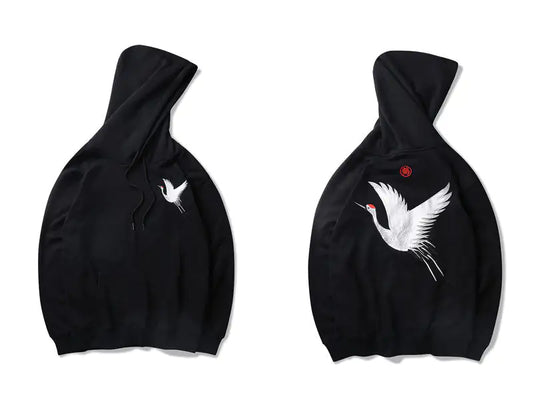 Crane Graphic Hoodies Aristo Threads