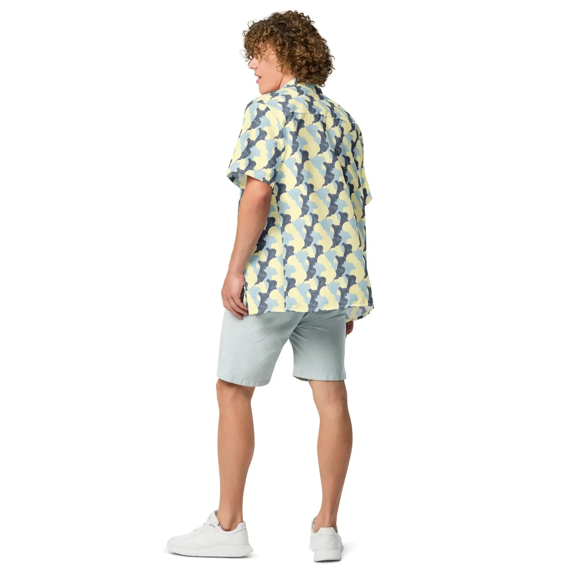 Tropical Swirl button shirt Aristo Threads