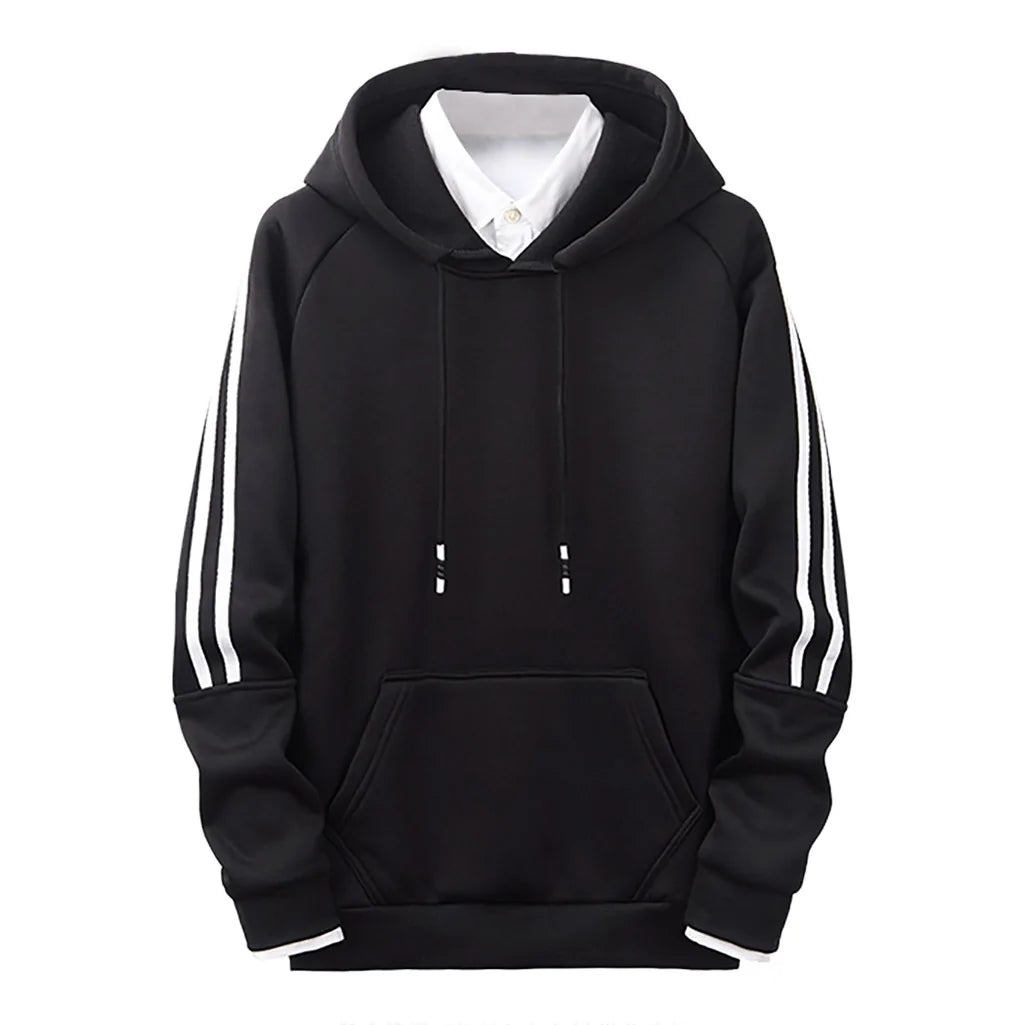 Stripe Stitching Hoodies Aristo Threads