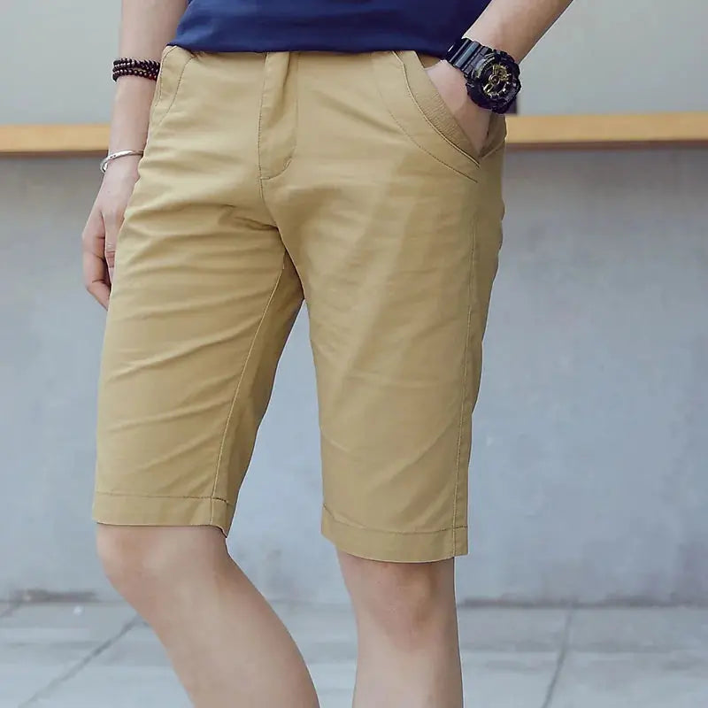 Slim Fit Cotton Shorts for Men Aristo Threads