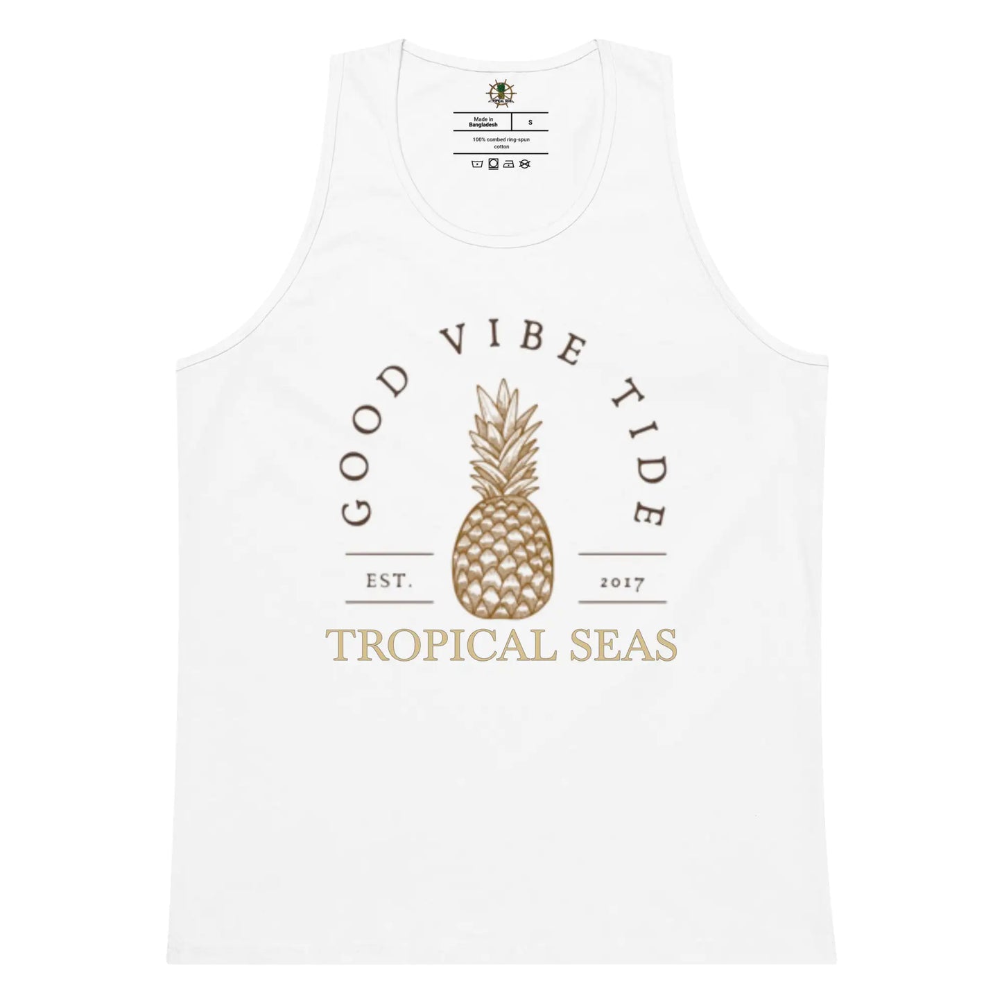 Men’s Premium Vintage Pineapple Tank Top Aristo Threads