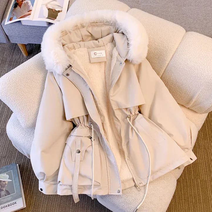 Cozy Korean-Style Plus Size Winter Coat