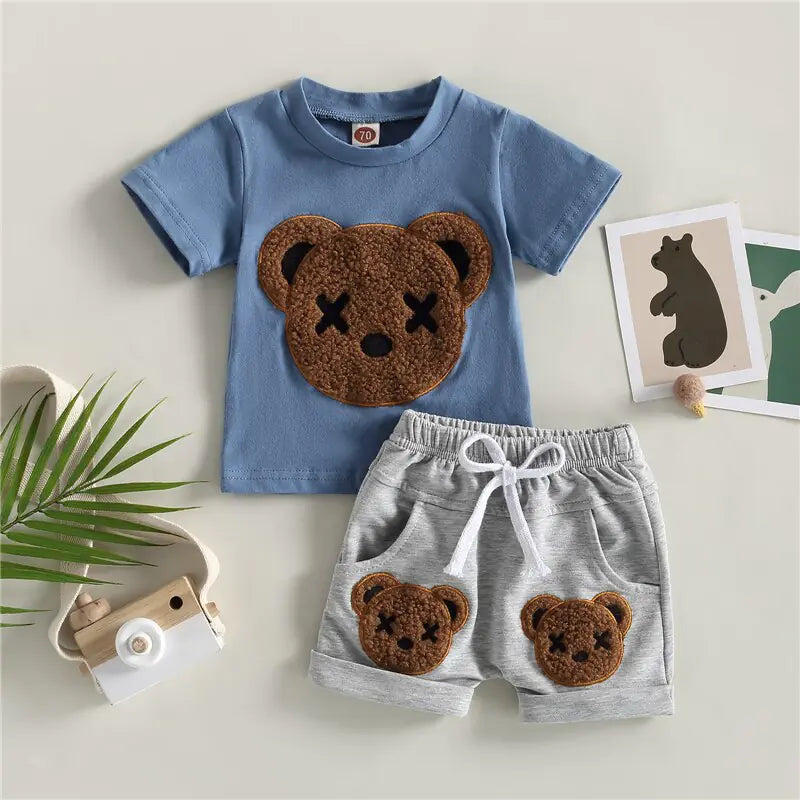 Baby Boys Bear Outfit Aristo Threads