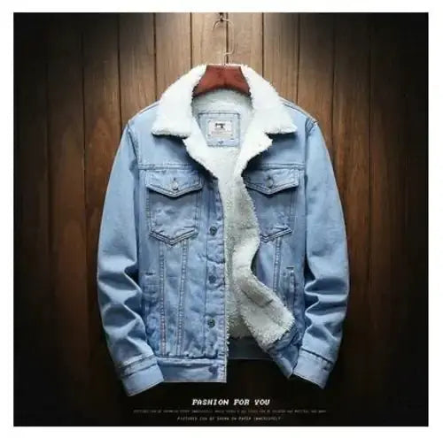 Men Blue  Denim Coats Aristo Threads