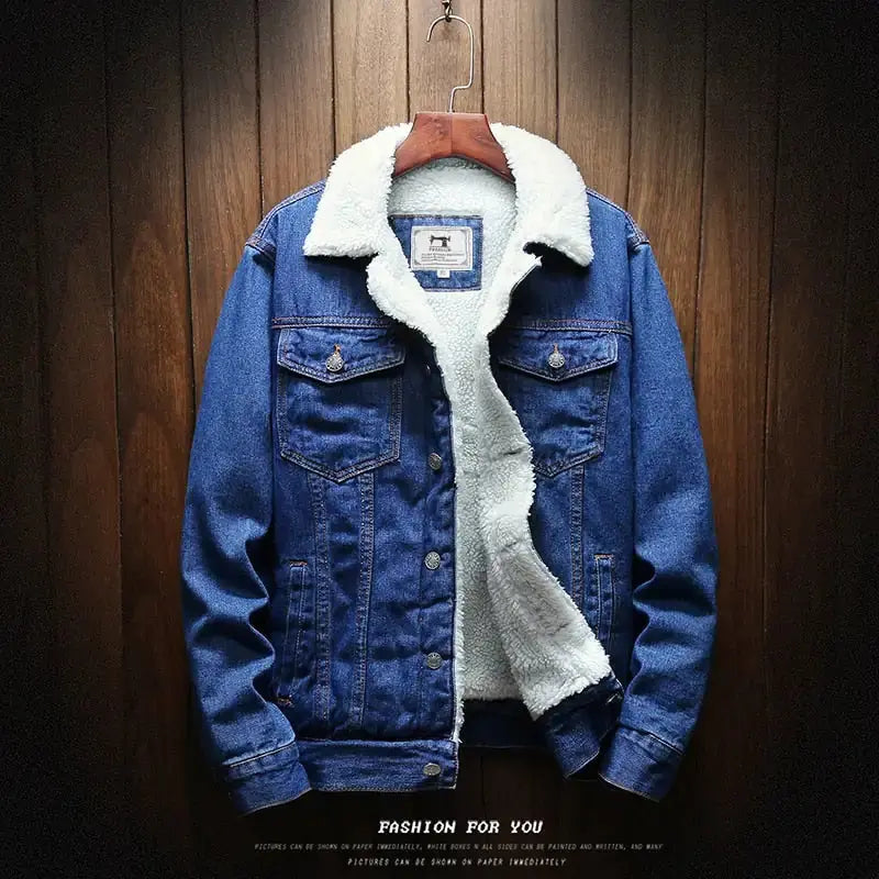 Men Blue  Denim Coats Aristo Threads