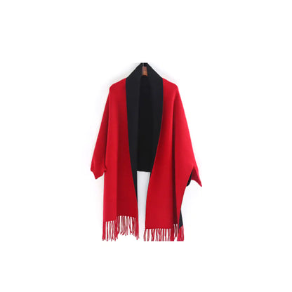 Aesthetica Two-Toned Shawl Coat Aristo Threads