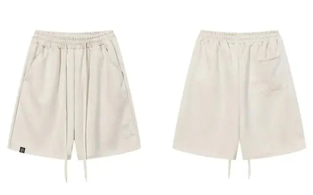 Harajuku Suede Shorts for Men Aristo Threads