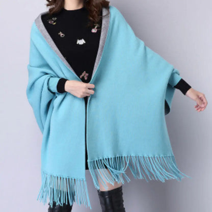 Aesthetica Two-Toned Shawl Coat Aristo Threads