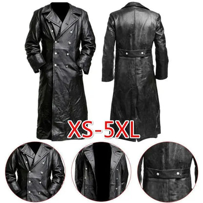 Leather Trench Coat Aristo Threads