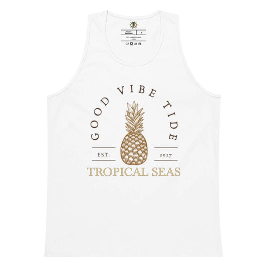 Men’s Premium Vintage Pineapple Tank Top Aristo Threads