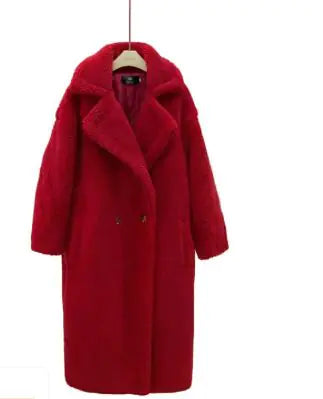 Long Winter Cashmere Lamb Winter Coat Aristo Threads