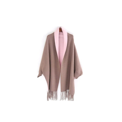 Aesthetica Two-Toned Shawl Coat Aristo Threads