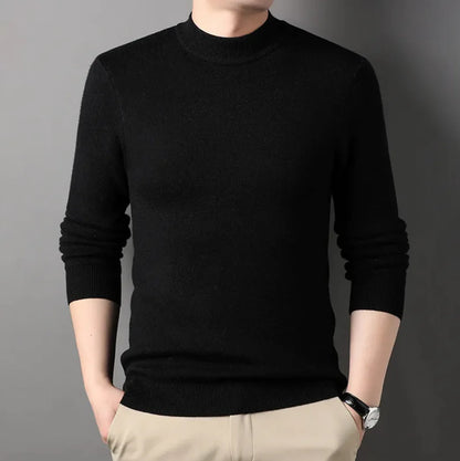 Men's Half-High Collar Sweater