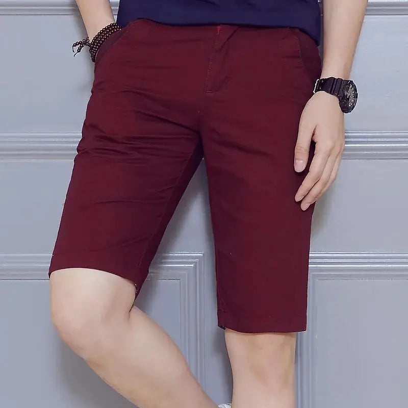 Slim Fit Cotton Shorts for Men Aristo Threads