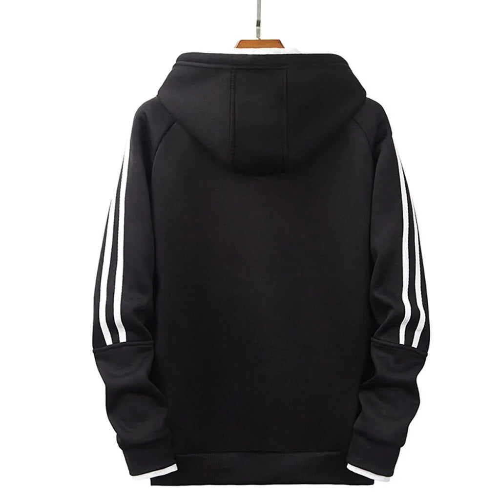 Stripe Stitching Hoodies Aristo Threads