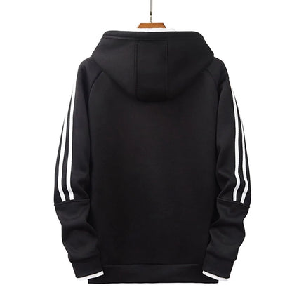 Stripe Stitching Hoodies Aristo Threads