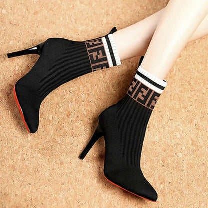 Chic Sock Heels