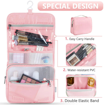 8 Set Packing Cubes for Travel, Sturdy Suitcase Organizer in 4 Sizes (Extra Large, Large, Medium, Small), OlarHike Luggage Cubes with Toiletry Bag, Travel Essentials, Cruise Ship Gifts for Women, Pink 04-Pink Aristo Threads