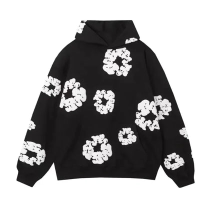 Cozy Fit Cotton Foam Loose Hoodie Sweater Jacket