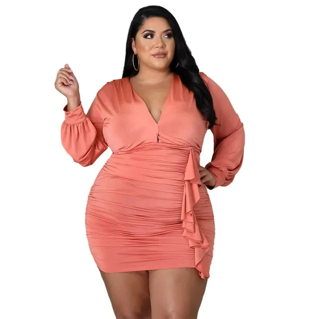 Women Autumn Plus Size Dresses Aristo Threads