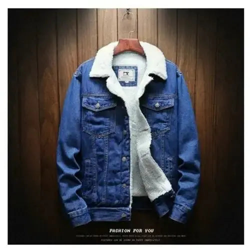 Men Blue  Denim Coats Aristo Threads