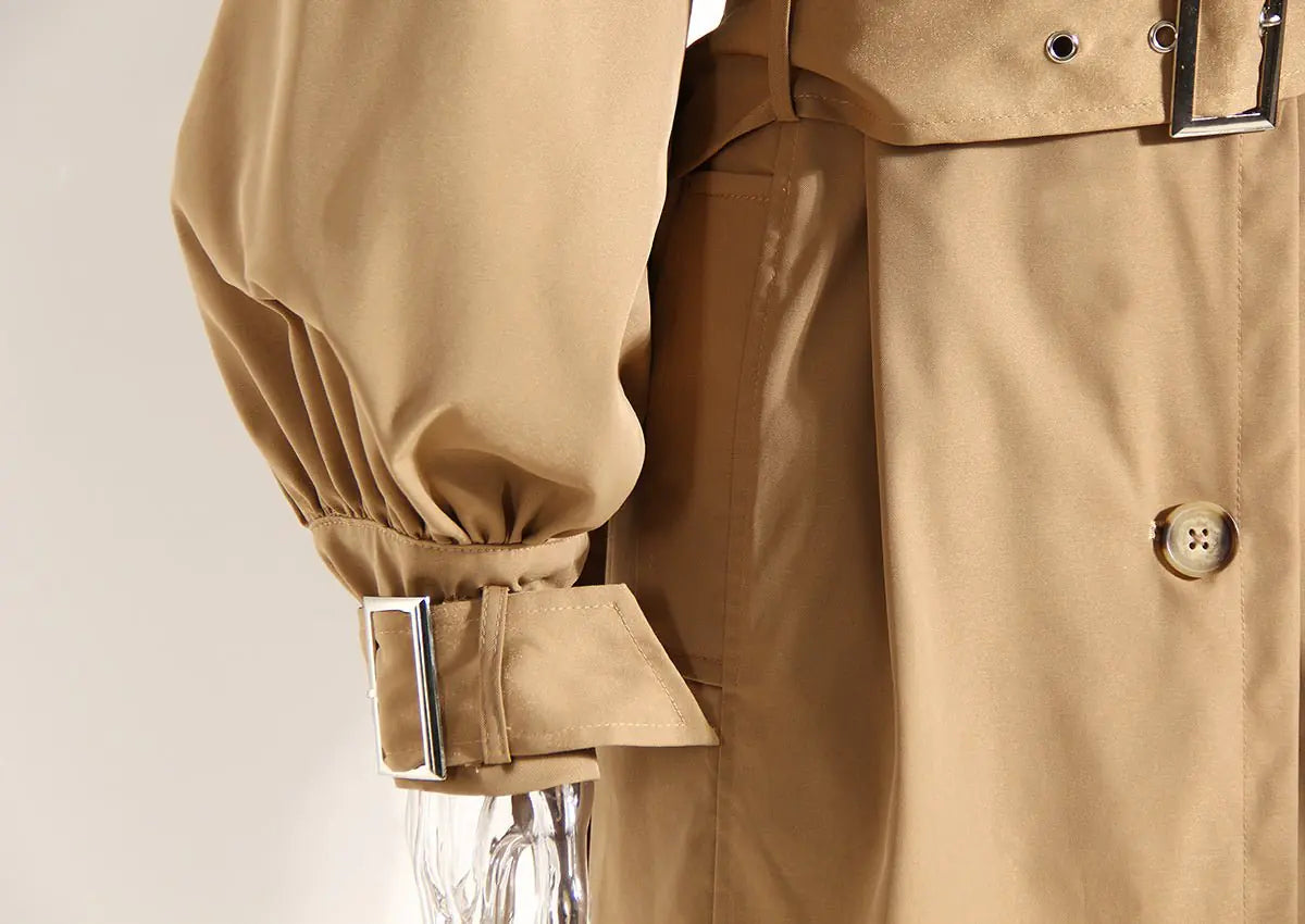 Ruffle Trench Coat Aristo Threads