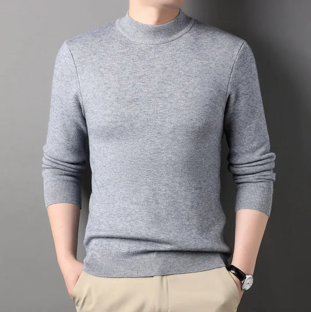 Men's Half-High Collar Sweater