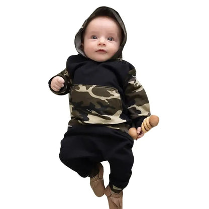 Baby Boys Camo  Tracksuit Set Aristo Threads