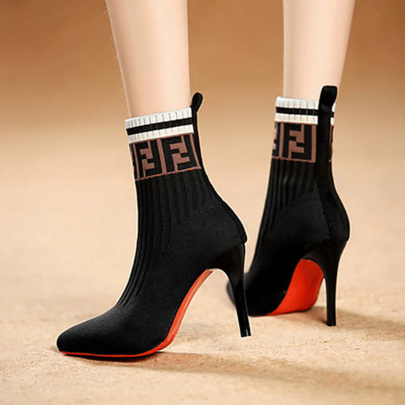 Chic Sock Heels