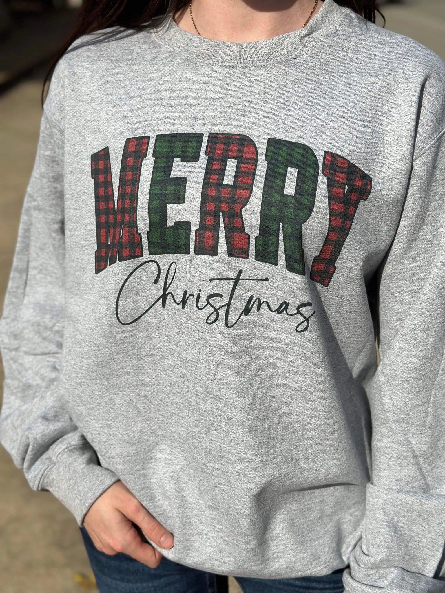 Merry Christmas Sweatshirt Aristo Threads