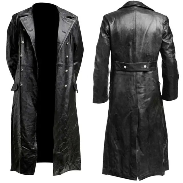 Leather Trench Coat Aristo Threads