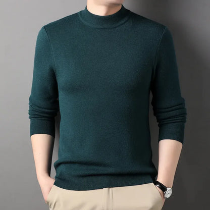 Men's Half-High Collar Sweater