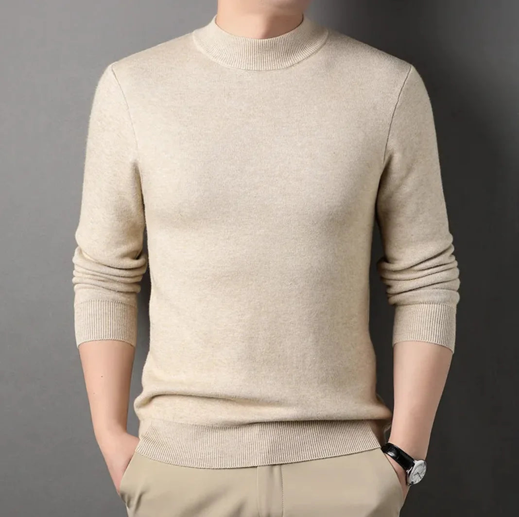 Men's Half-High Collar Sweater