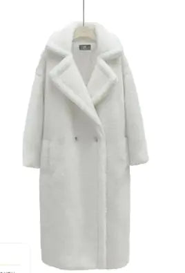 Long Winter Cashmere Lamb Winter Coat Aristo Threads