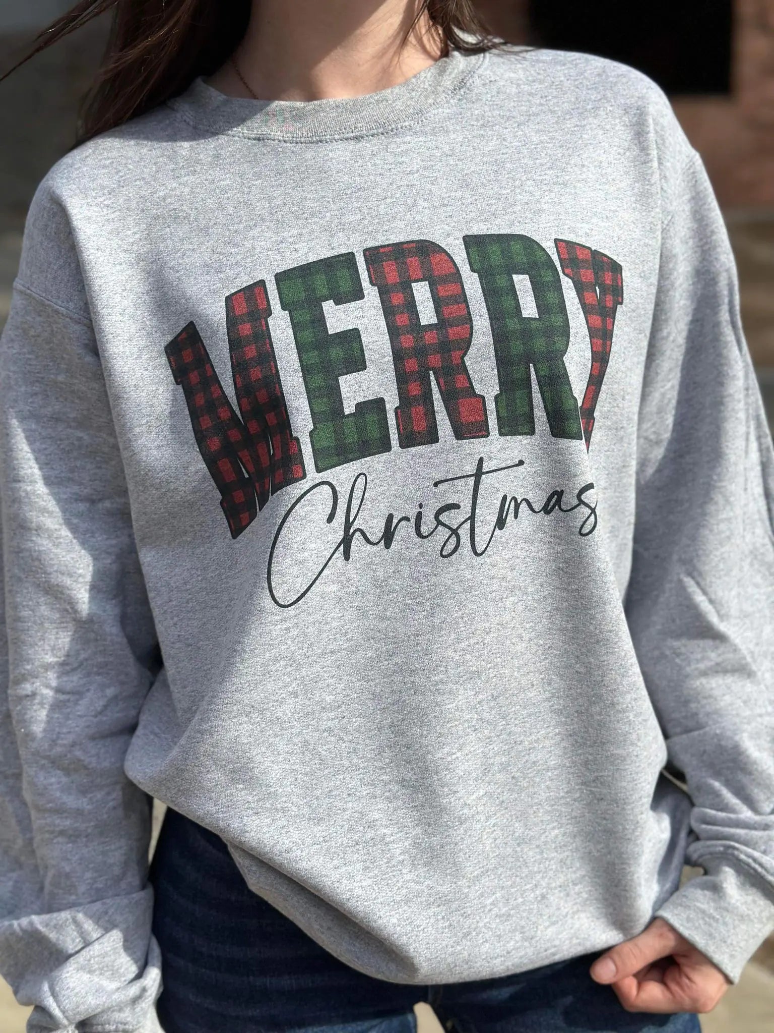 Merry Christmas Sweatshirt Aristo Threads