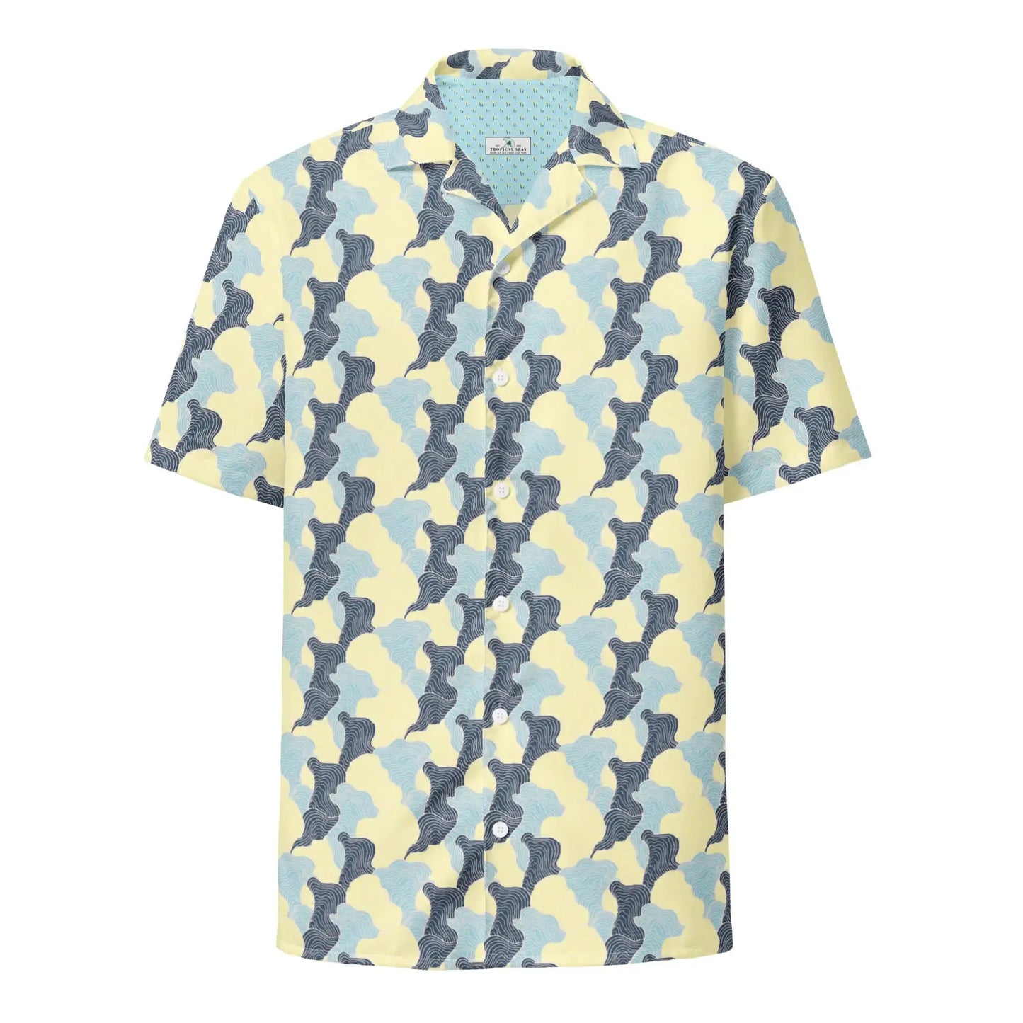 Tropical Swirl button shirt Aristo Threads