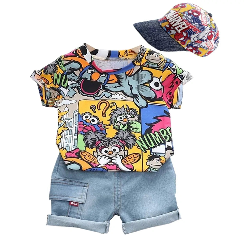 Kid Boys Summer Graffiti Outfit Aristo Threads