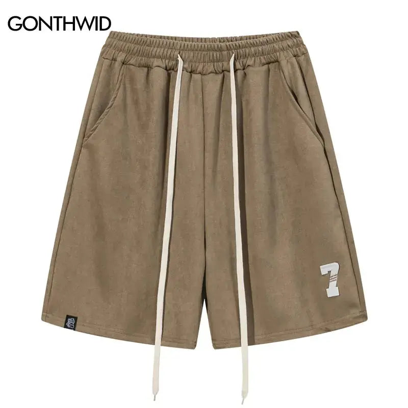 Harajuku Suede Shorts for Men Aristo Threads