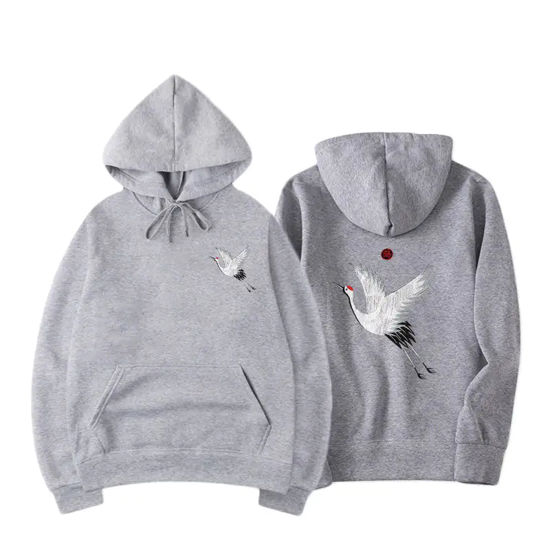 Crane Graphic Hoodies Aristo Threads