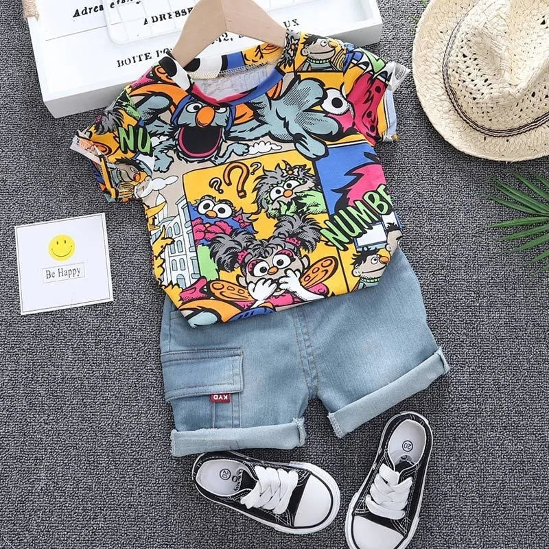 Kid Boys Summer Graffiti Outfit Aristo Threads